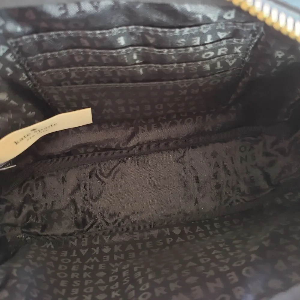 Kate Spade Sophy Wilson Road Nylon Fanny Pack Belt Bag Crossbody Black Adjustabl